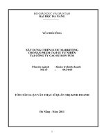 Xây dựng chiến lược marketing cho sản phẩm cao su tự nhiên tại công ty cao su kon tum 