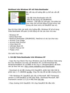 Tài liệu Multiboot trên Windows XP với Vista Bootloader doc