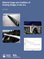 Tài liệu Material Usage and Condition of Existing Bridges in the U.S pptx