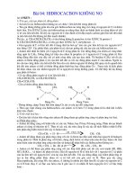 Gián án hidrocacbon không no