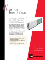 Tài liệu SONEPLEX EXTENDER MODULE pdf