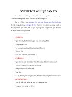 Tài liệu ÔN THI TỐT NGHIỆP GAN TO pptx