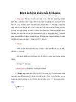 Tài liệu Bệnh án bệnh nhân mắc bệnh phổi ppt