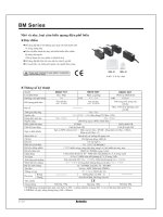 Tài liệu BM Series pdf