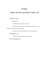 Tài liệu TIN HỌC - THÔNG TIN XUNG QUANH TA pptx