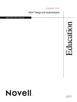 Tài liệu NDS Design and Implementation - Instructor Guide doc