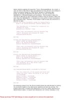 Tài liệu Programming Microsoft SQL Server 2000 with Microsoft Visual Basic .Net - P7 ppt