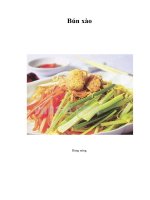 Tài liệu Bún xào doc