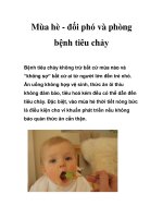 Tài liệu Mùa hè - đối phó và phòng bệnh tiêu chảy docx