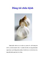 Tài liệu Dùng tỏi chữa bệnh pdf