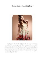 Tài liệu Lãng mạn với... rừng hoa doc