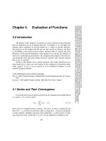 Tài liệu Evaluation of Functions part 1 docx