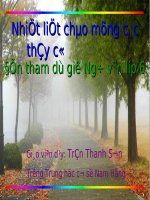 Gián án BG thi GVDG Trần Thanh Sơn - NH