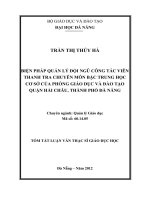 Biện pháp quản lý đội ngũ cộng tác viên thanh tra chuyên môn bậc trung học cơ sở của phòng giáo dục và đào tạo quận hải châu, thành phố đà nẵng 