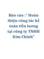 Tài liệu Báo cáo :