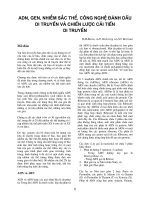 Tài liệu Nâng cao các kỹ năng về di truyền, sinh sản và lai tạo giống bò thịt nhiệt đới- chương 2 pdf