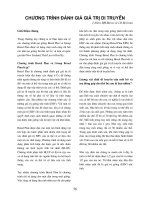 Tài liệu Nâng cao các kỹ năng về di truyền, sinh sản và lai tạo giống bò thịt nhiệt đới- chương 13 ppt