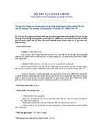 Tài liệu Thủ tục phê duyệt các khoản viện trợ phi phê duyệt thuộc thẩm quyền PD của các Bộ trưởng, Thủ trưởng CQ ngang Bộ, CQ thuộc CP, UBND tỉnh, TP ..... ppt