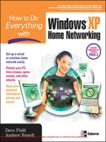 Tài liệu How To Do Everything With Windows XP Home Networking- P1 doc