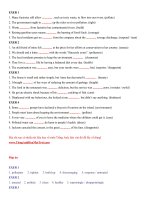 Bài giảng Exer (word form)