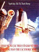 BÀI GIẢNG VÙNG CÔNG NGHIỆP HOA KÌ