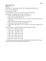 Bài tập kế toán tài chính 