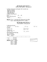 Bài giảng De thi HSG lop 1, thang 1