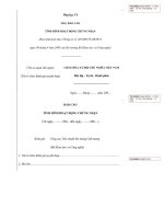 Tài liệu MẪU BÁO CÁO TÌNH HÌNH HOẠT ĐỘNG CHỨNG NHẬN ppt