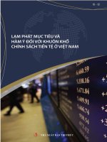 Lạm phát mục tiêu và hàm ý đối với khuôn khổ chính sách tiền tệ ở việt nam 