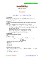 Tài liệu Bài giảng - cơ sở thiết kế đồ gá doc