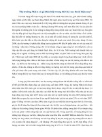 Tài liệu Thị trường M&A có gì khác biệt trong thời kỳ suy thoái hiện nay? docx