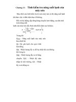 Tài liệu thiết kế hệ thống lạnh cho xí nghiệp, chương 13 doc