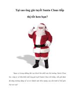 Tài liệu Tại sao ông già tuyết Santa Claus tiếp thị tốt hơn bạn? pptx