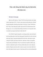 Tài liệu Tháo xoắn thừng tinh thành công cho bệnh nhân đến khám sớm doc