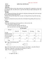 Bài soạn đề kt 45 phút đại số lớp 9