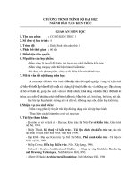 Tài liệu GIÁO ÁN MÔN HỌC NGÀNH ĐÀO TẠO: KIẾN TRÚC pptx