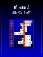 Tài liệu Thiết kế ô chữ 3