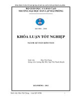 Hoàn thiện công tác kế toán tập hợp chi phí sản xuất và tính giá thành sản phẩm tại công ty cổ phần nhựa thiếu niên tiền phong 