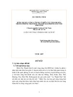 Dòng họ hà công, cầm bá ở miền tây thanh hoá trong phong trào đấu tranh giải phóng dân tộc (1885   1918 ) 