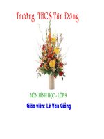 Bài giảng giao an vat ly hay tuyet
