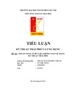 THUẬT TOÁN ẩn dữ LIỆU KHÔNG GIAN sử DỤNG kỹ THUẬT TRẢI PHỔ 