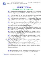 Tài liệu (Luyện thi cấp tốc Toán) Chuyên đề hình học giải tích phẳng_Bài tập và hướng dẫn giải pptx