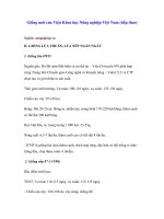 Tài liệu Giống mới của Viện Khoa học Nông nghiệp Việt Nam (tiếp theo) pptx