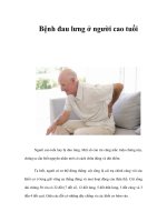 Tài liệu Bệnh đau lưng ở người cao tuổi pdf