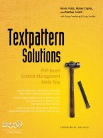 Tài liệu Textpattern Solutions: PHP-Based Content Management Made Easy doc