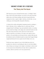Tài liệu LUYỆN ĐỌC TIẾNG ANH QUA TÁC PHẨM VĂN HỌC-SHORT STORY BY O’HENRY The Theory And The Hound doc