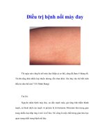 Tài liệu Điều trị bệnh nổi mày đay docx