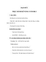 Tài liệu THỰC HÀNH KĨ NĂNG CUỐI HK I docx