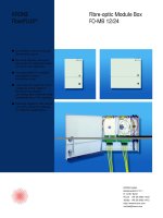 Tài liệu Datasheet - FO - Wallmount Module_Box pdf