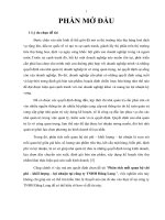 Đề tài phân tích mối quan hệ chiphí – khối lượng – lợi nhuận tại công ty TNHH đăng long 